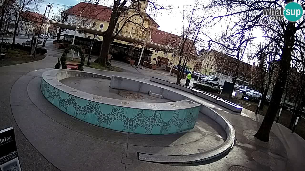 LIVEcam Beer fountain – Green Gold – Žalec – Slovenia