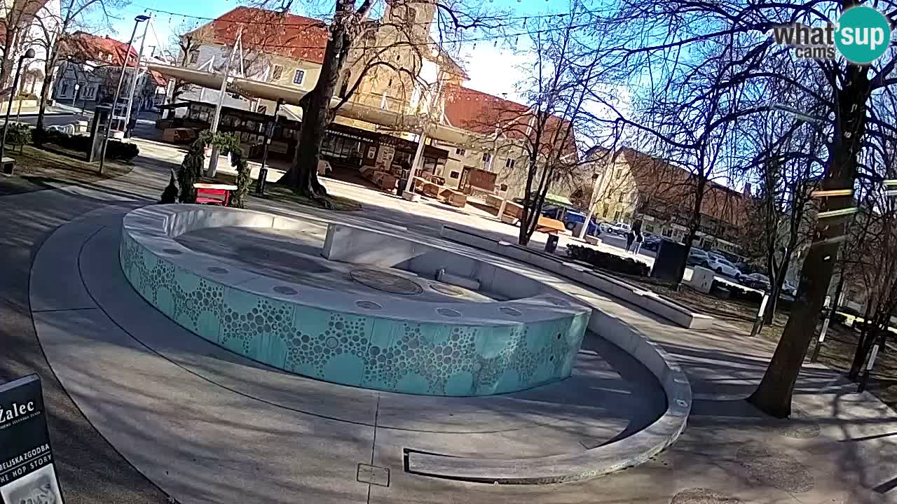 LIVEcam Beer fountain – Green Gold – Žalec – Slovenia