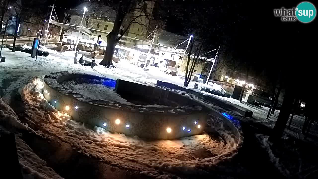 Bier-Springbrunnen Webcam Žalec – Grünen Goldes