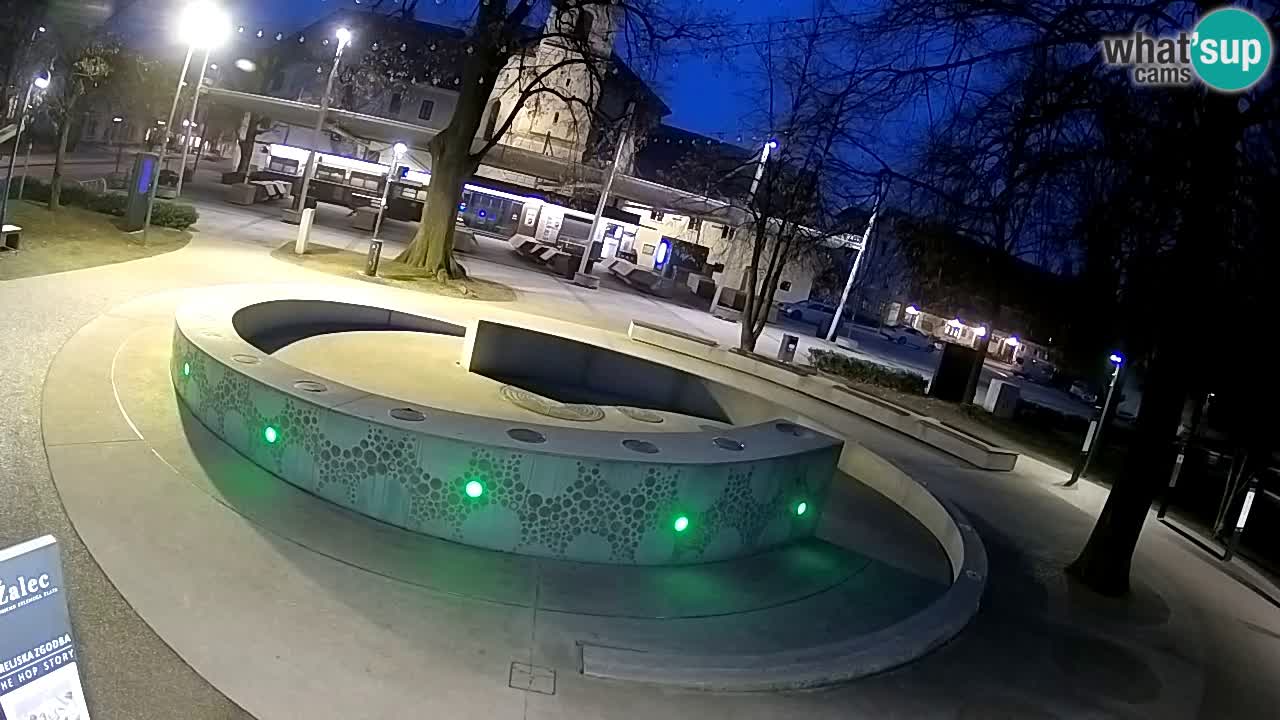 LIVEcam Beer fountain – Green Gold – Žalec – Slovenia