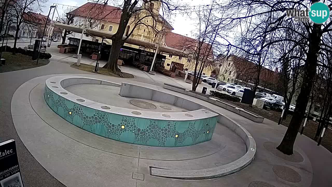 LIVEcam Beer fountain – Green Gold – Žalec – Slovenia