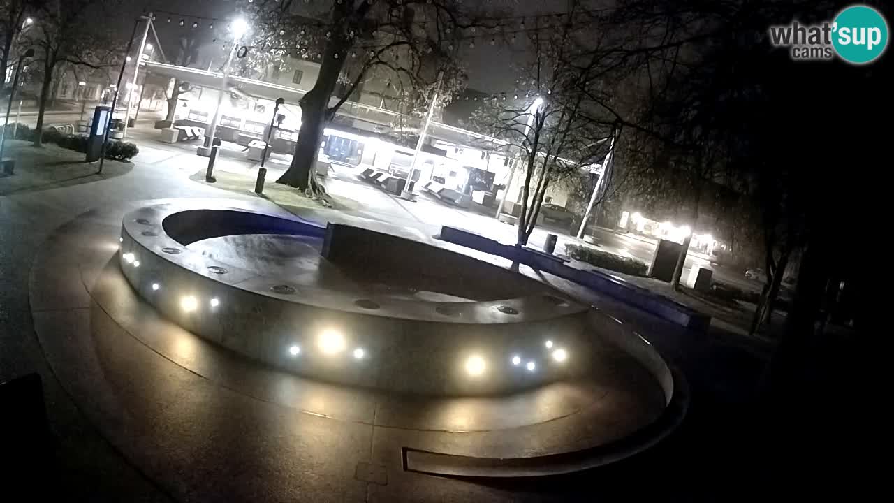 Bier-Springbrunnen Webcam Žalec – Grünen Goldes