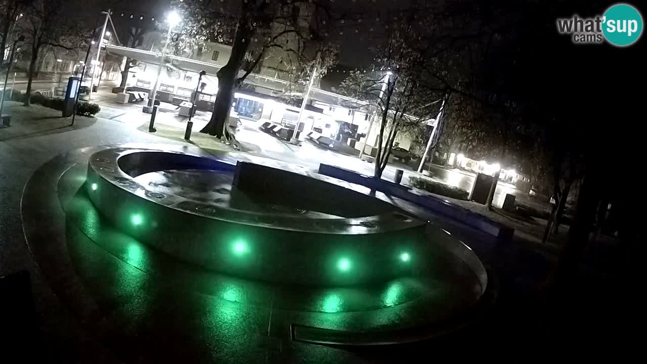 Bier-Springbrunnen Webcam Žalec – Grünen Goldes