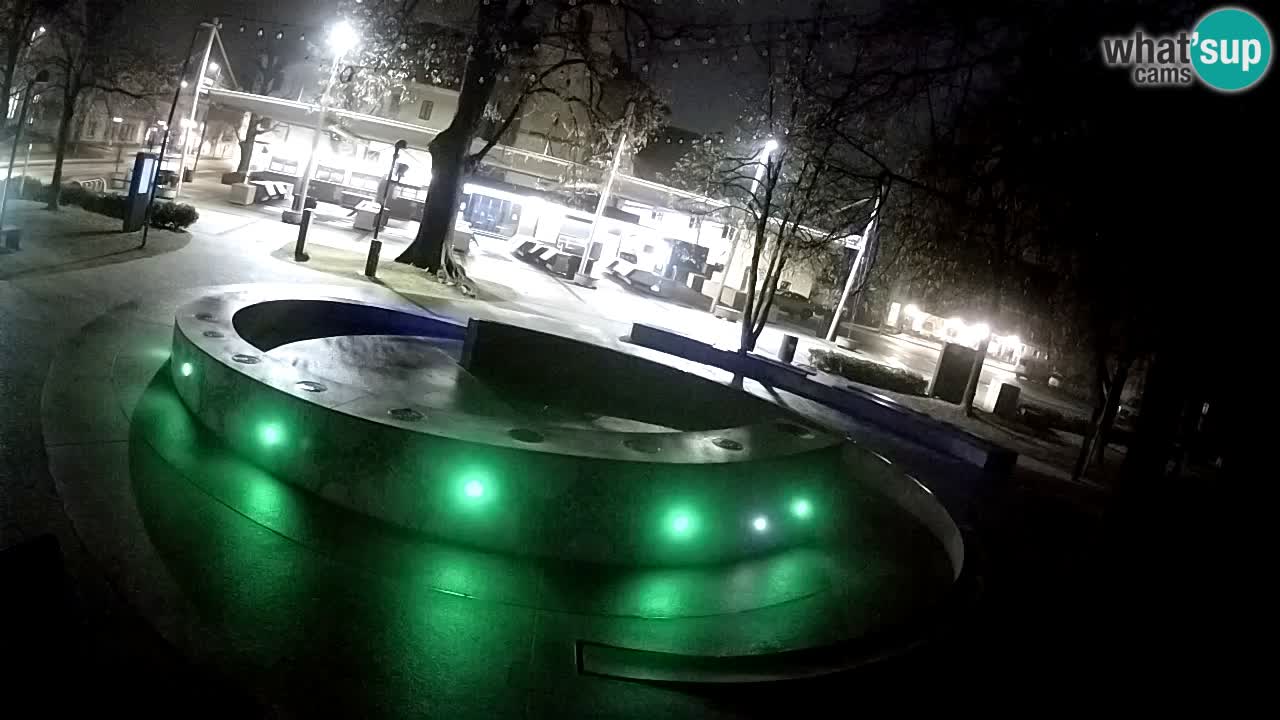 Bier-Springbrunnen Webcam Žalec – Grünen Goldes