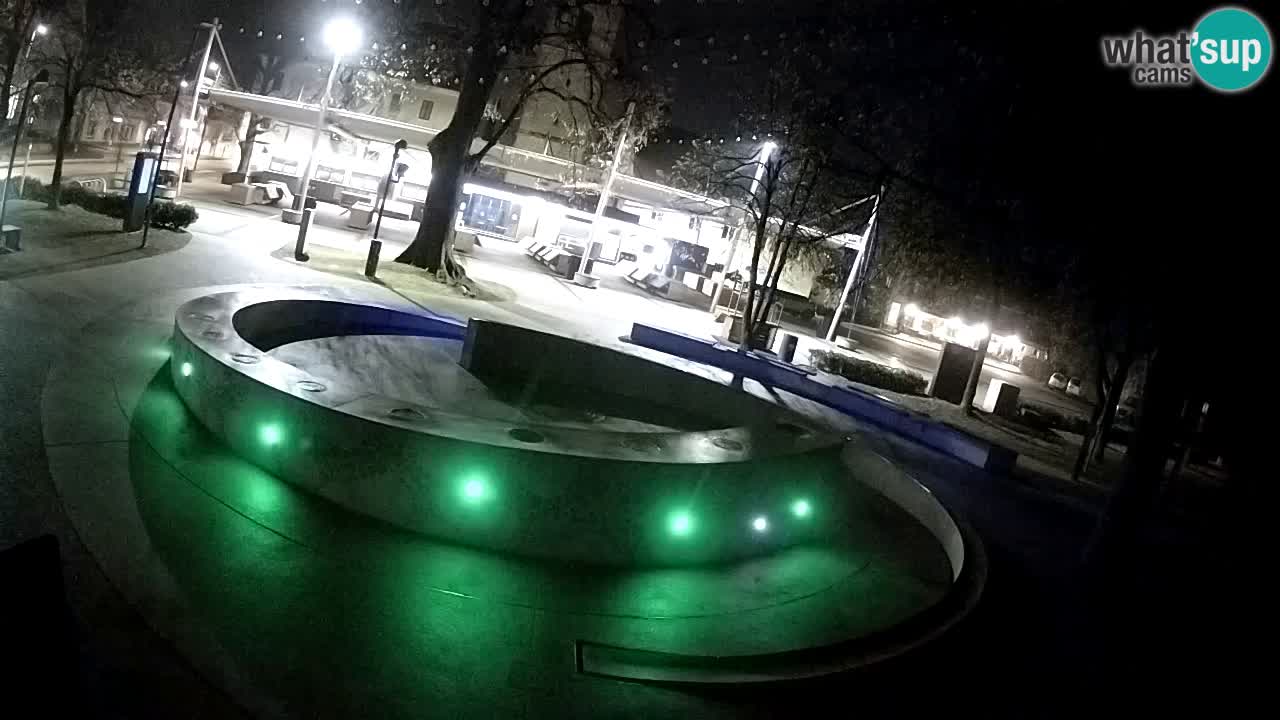Bier-Springbrunnen Webcam Žalec – Grünen Goldes
