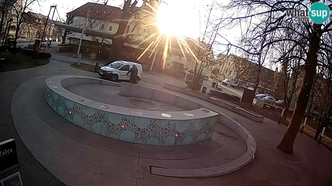 Fontaine à bière LIVE webcam – Or vert – Žalec