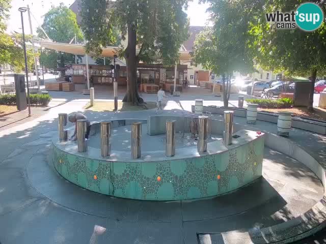 LIVEcam Beer fountain – Green Gold – Žalec – Slovenia
