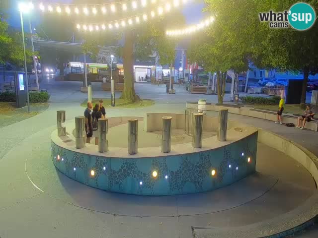 Bier-Springbrunnen Webcam Žalec – Grünen Goldes