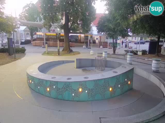 Bier-Springbrunnen Webcam Žalec – Grünen Goldes