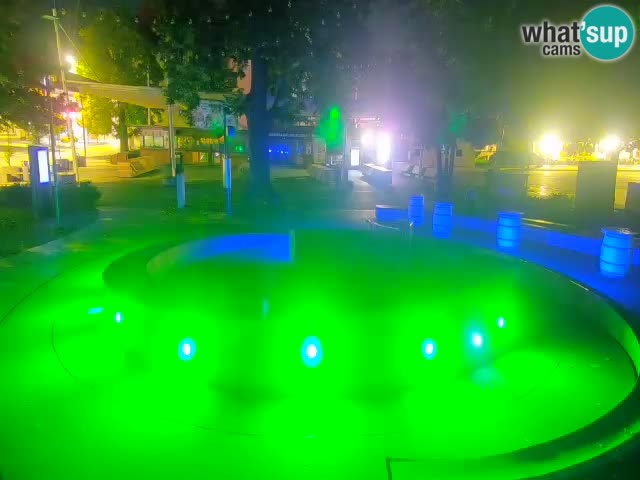 Bier-Springbrunnen Webcam Žalec – Grünen Goldes