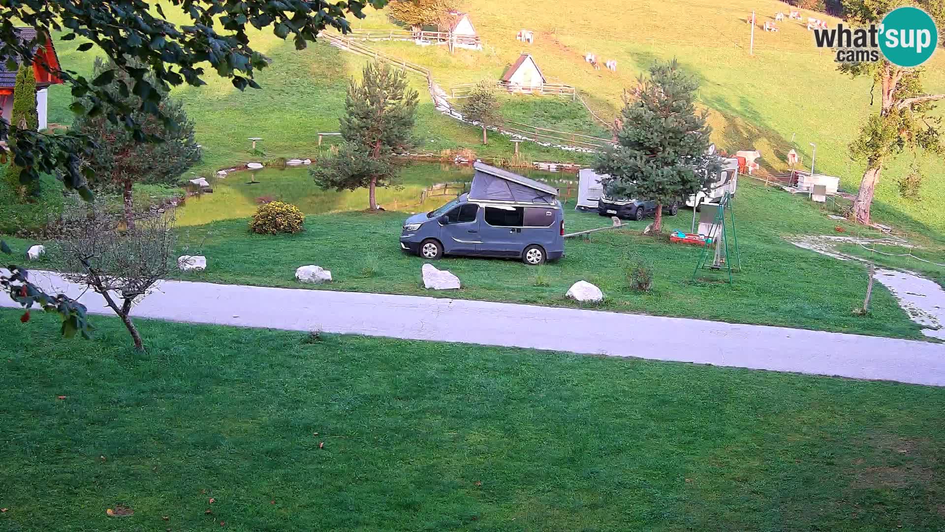 Pond at the Pr’Vrhovc Homestead Webcam