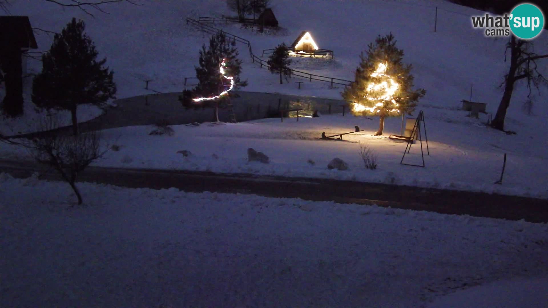 Pond at the Pr’Vrhovc Homestead Webcam