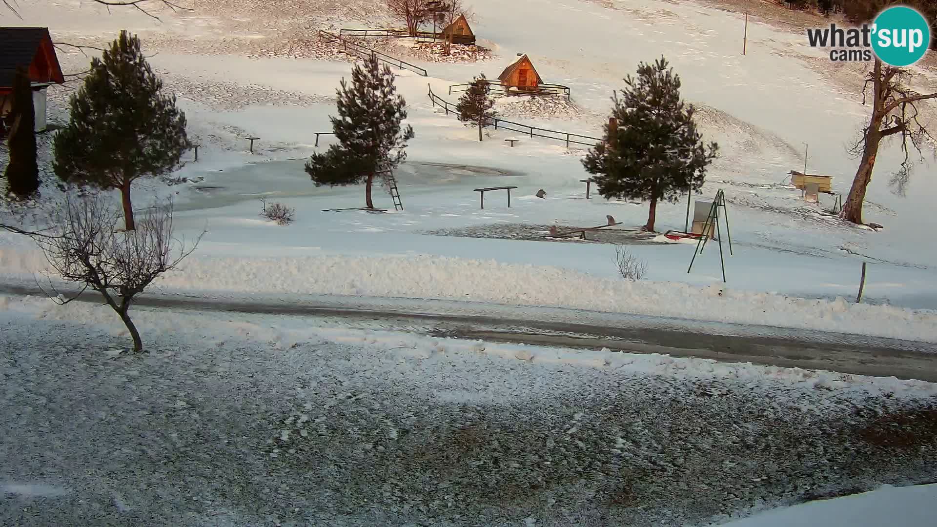 Pond at the Pr’Vrhovc Homestead Webcam