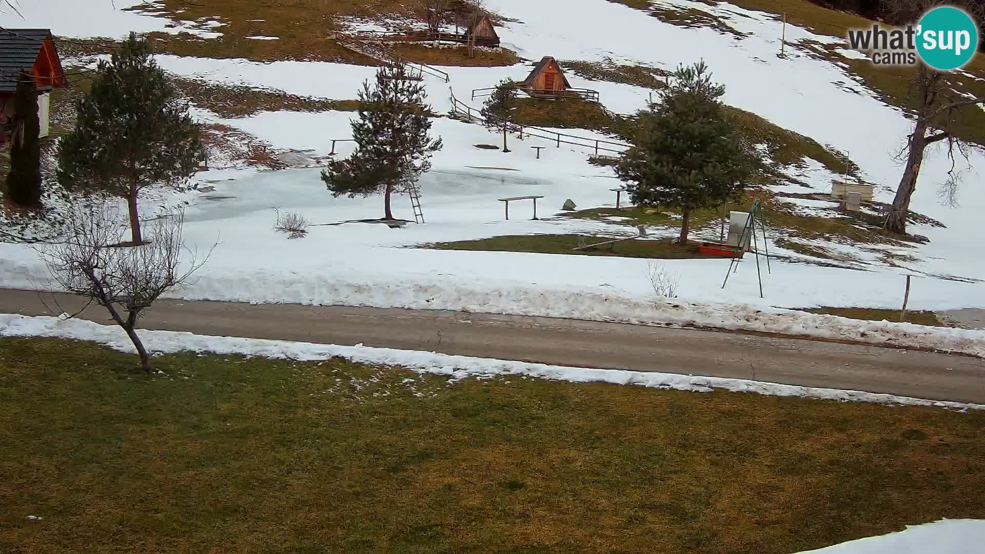 Teich auf dem Bauernhof Pr’Vrhovc | Webkamera