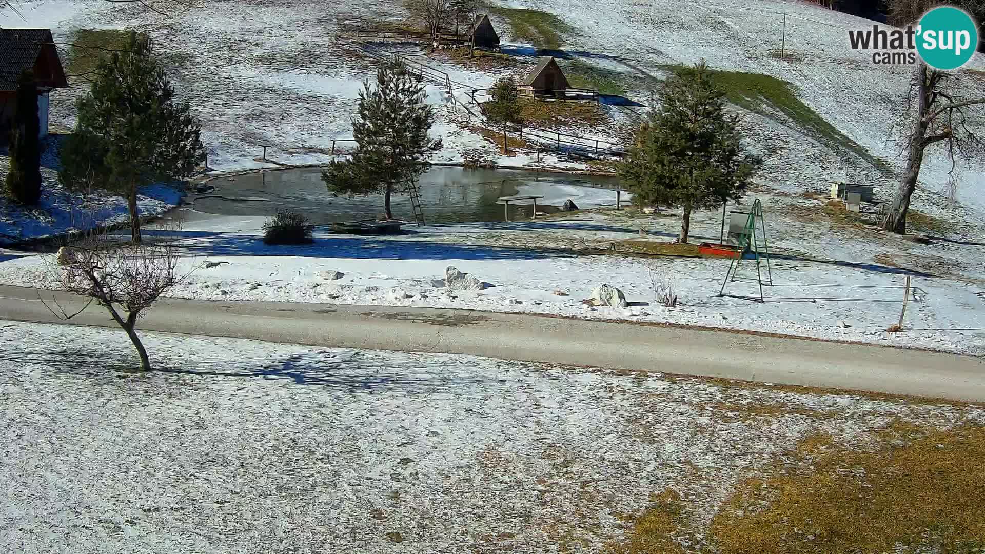 Pond at the Pr’Vrhovc Homestead Webcam