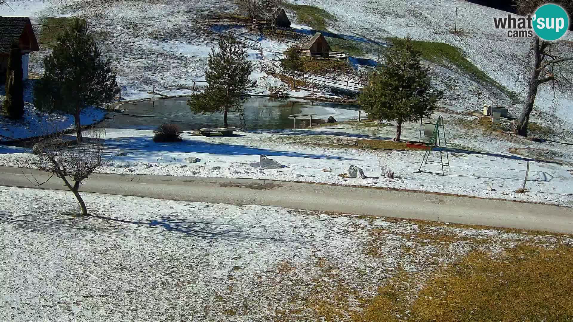 Pond at the Pr’Vrhovc Homestead Webcam