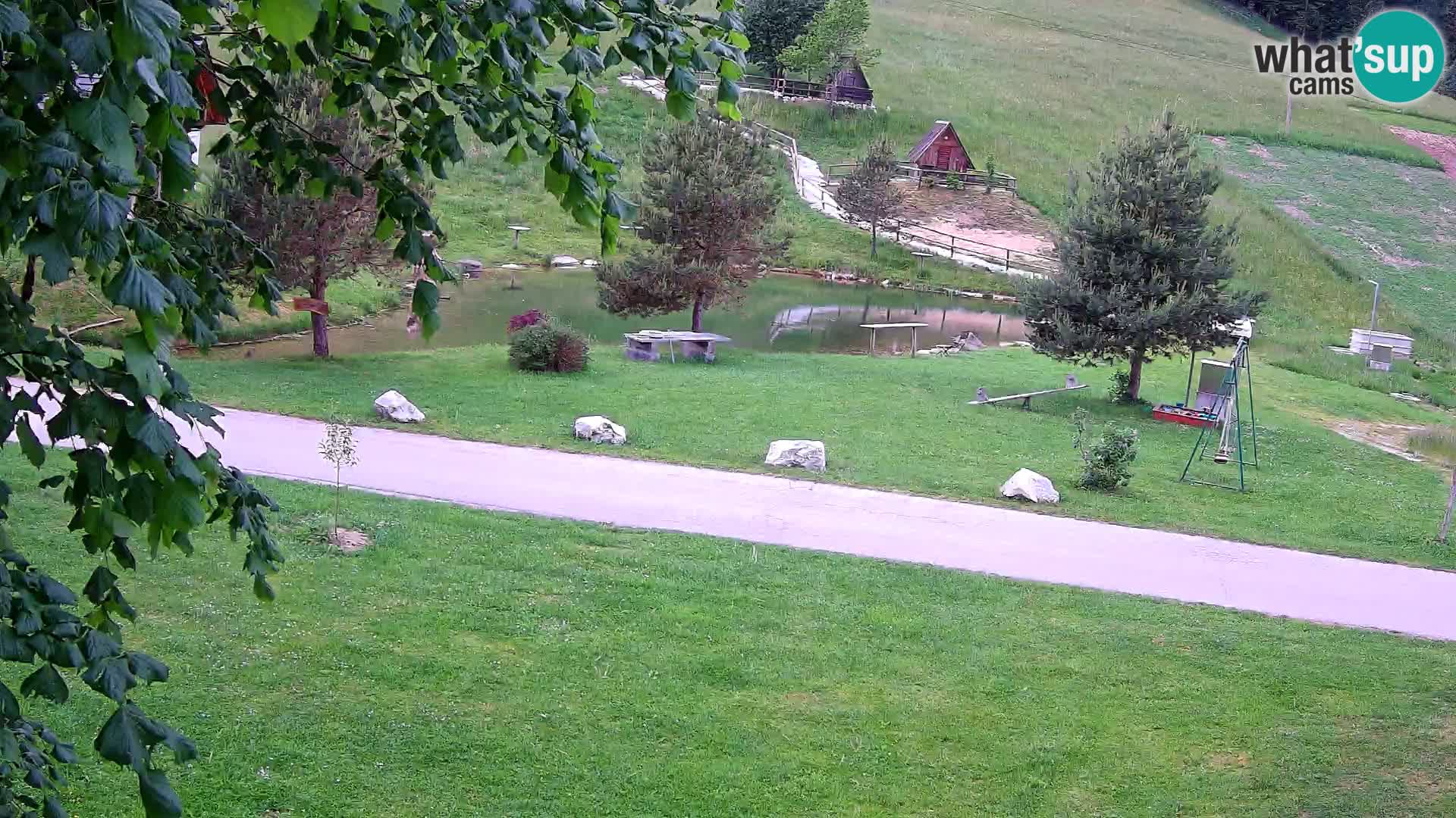 Étang à la ferme Pr’Vrhovc | Caméra en direct