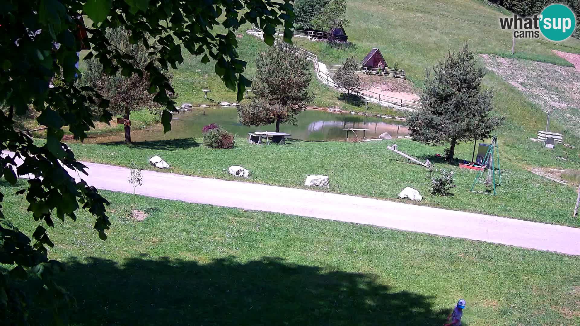 Pond at the Pr’Vrhovc Homestead Webcam