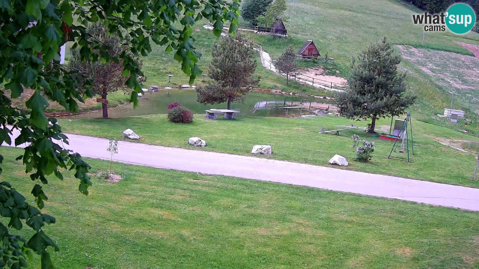 Pond at the Pr’Vrhovc Homestead Webcam