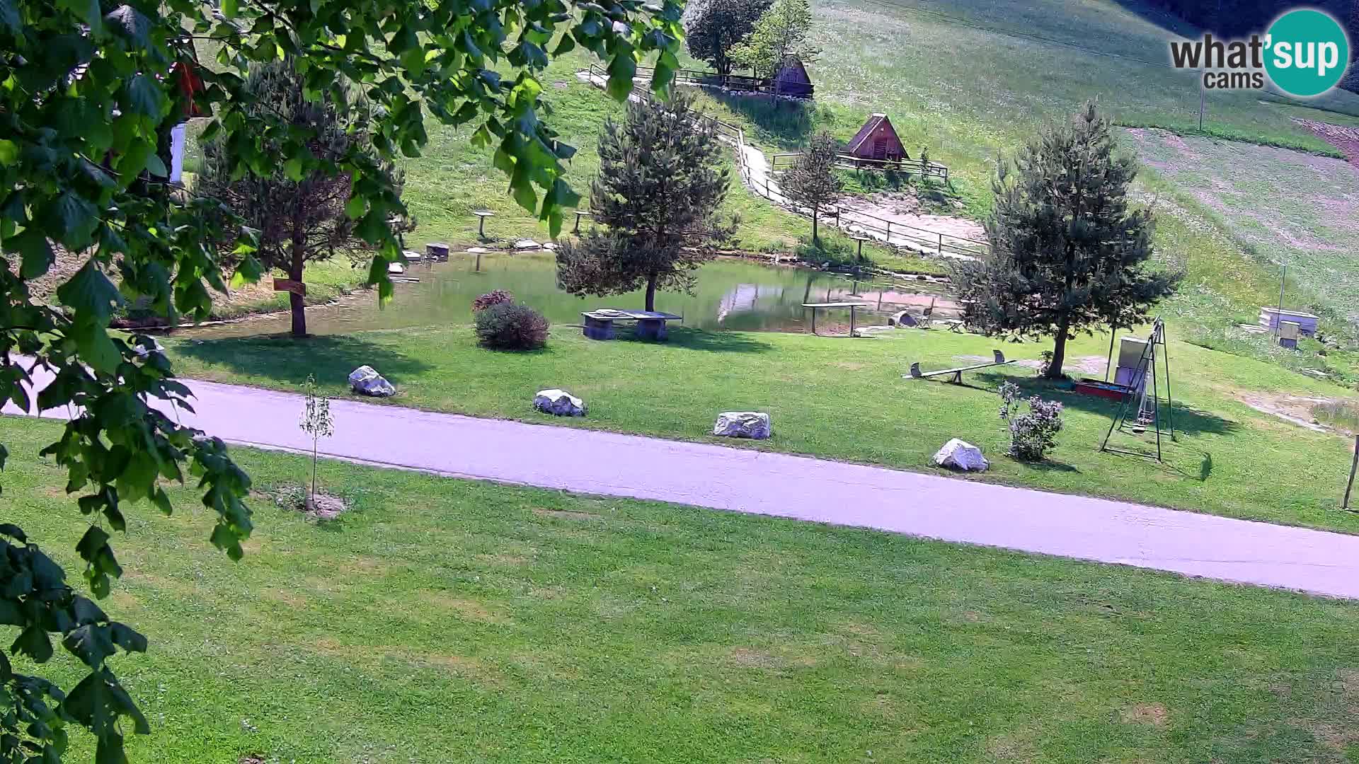 Pond at the Pr’Vrhovc Homestead Webcam