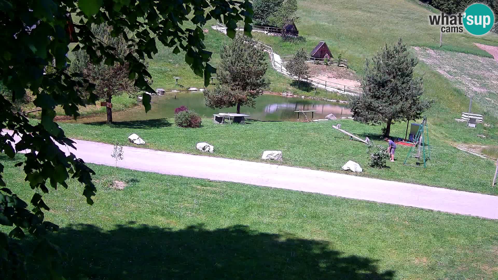 Étang à la ferme Pr’Vrhovc | Caméra en direct