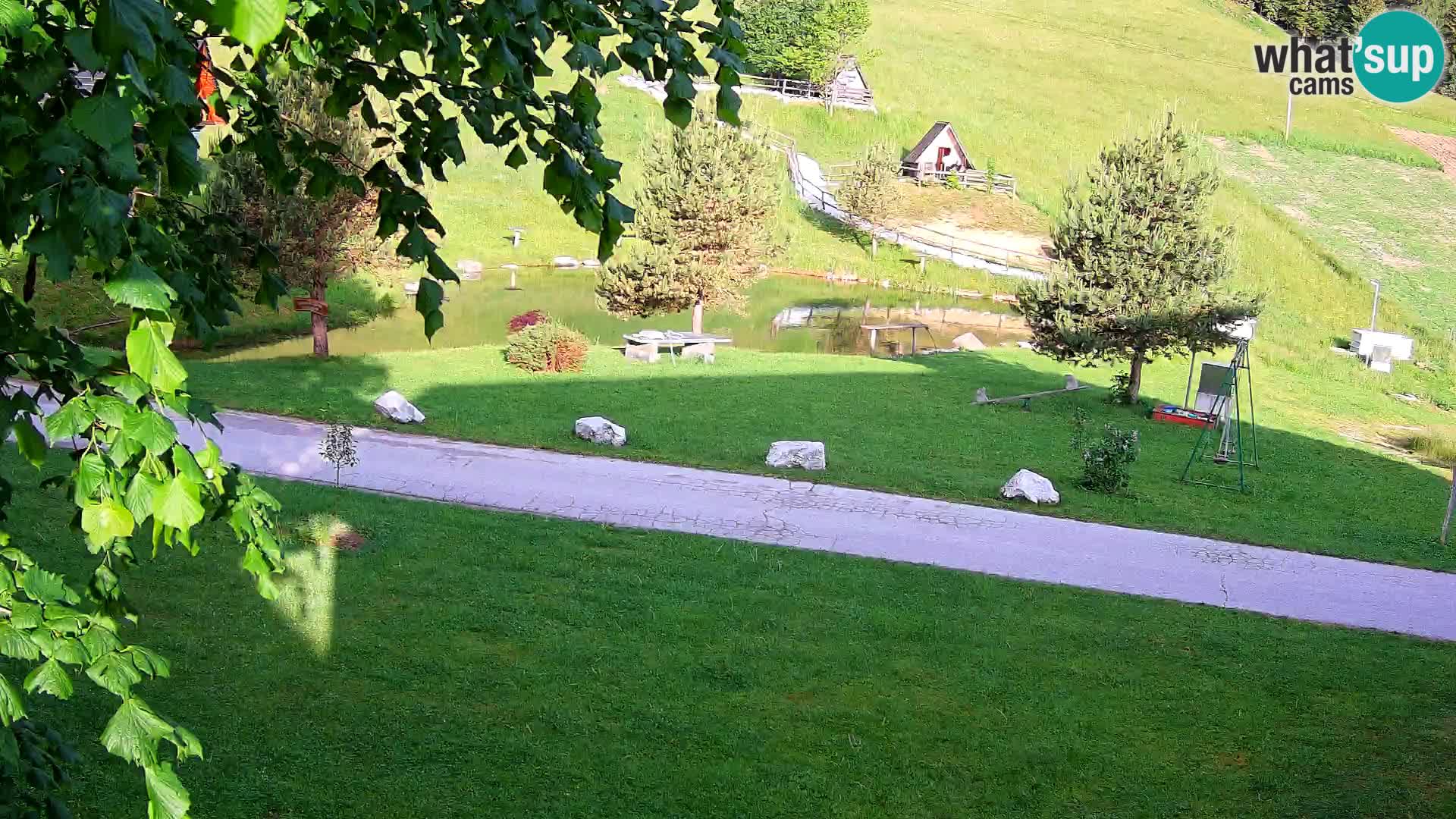 Pond at the Pr’Vrhovc Homestead Webcam
