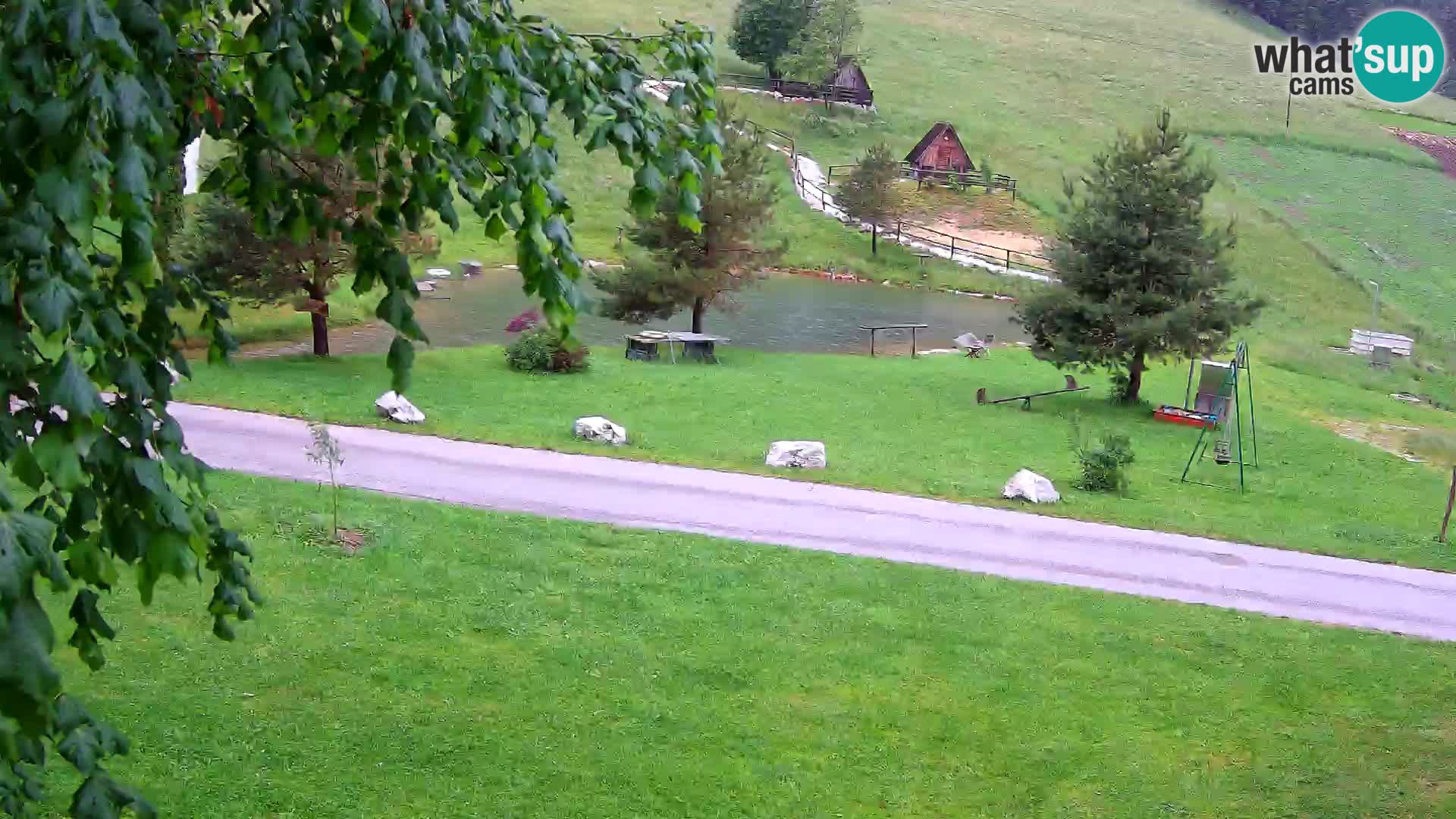Pond at the Pr’Vrhovc Homestead Webcam