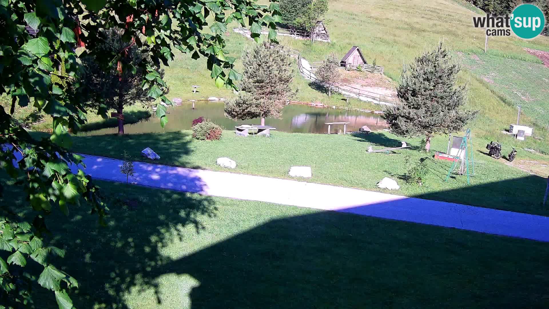 Pond at the Pr’Vrhovc Homestead Webcam
