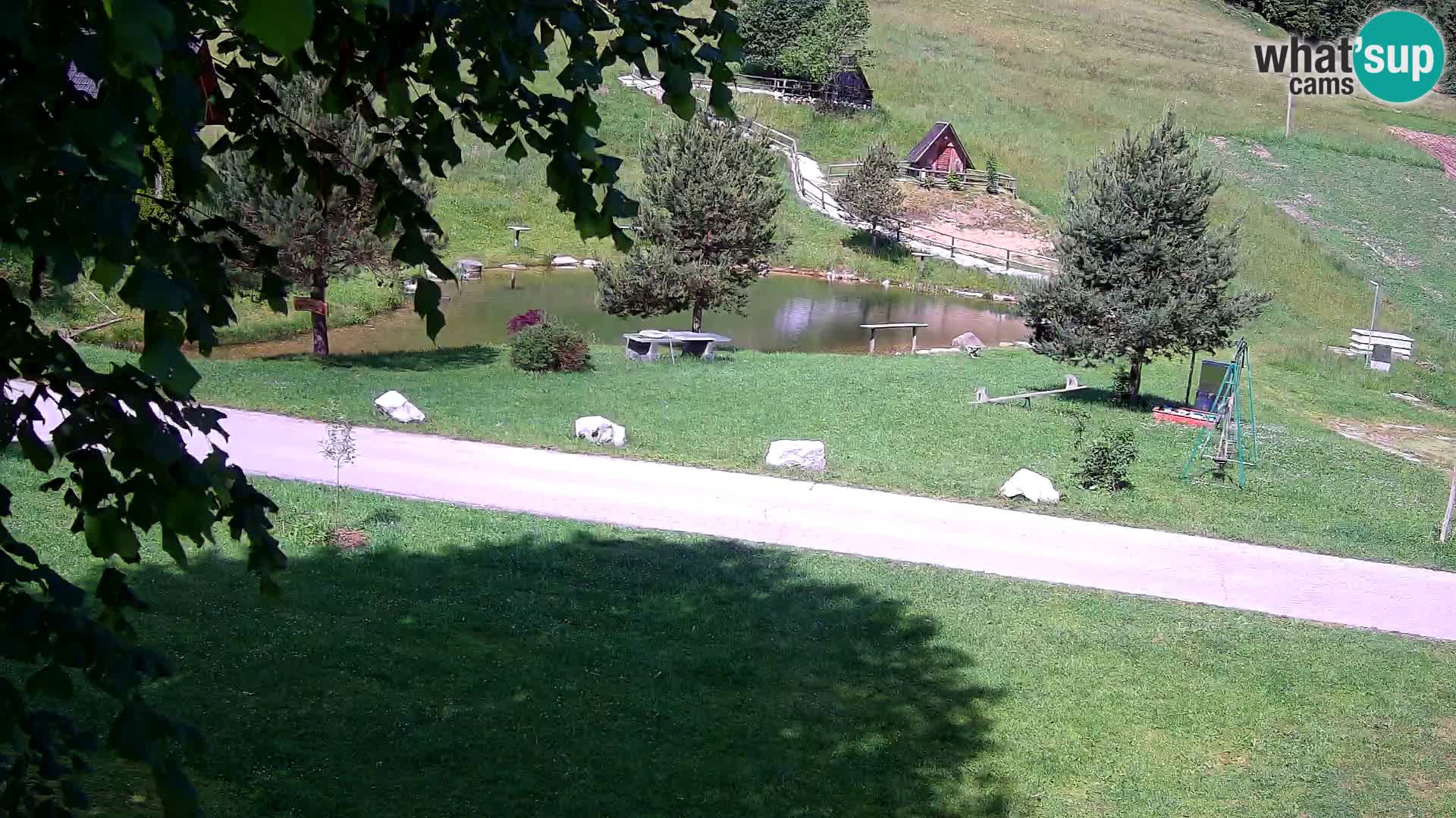 Pond at the Pr’Vrhovc Homestead Webcam