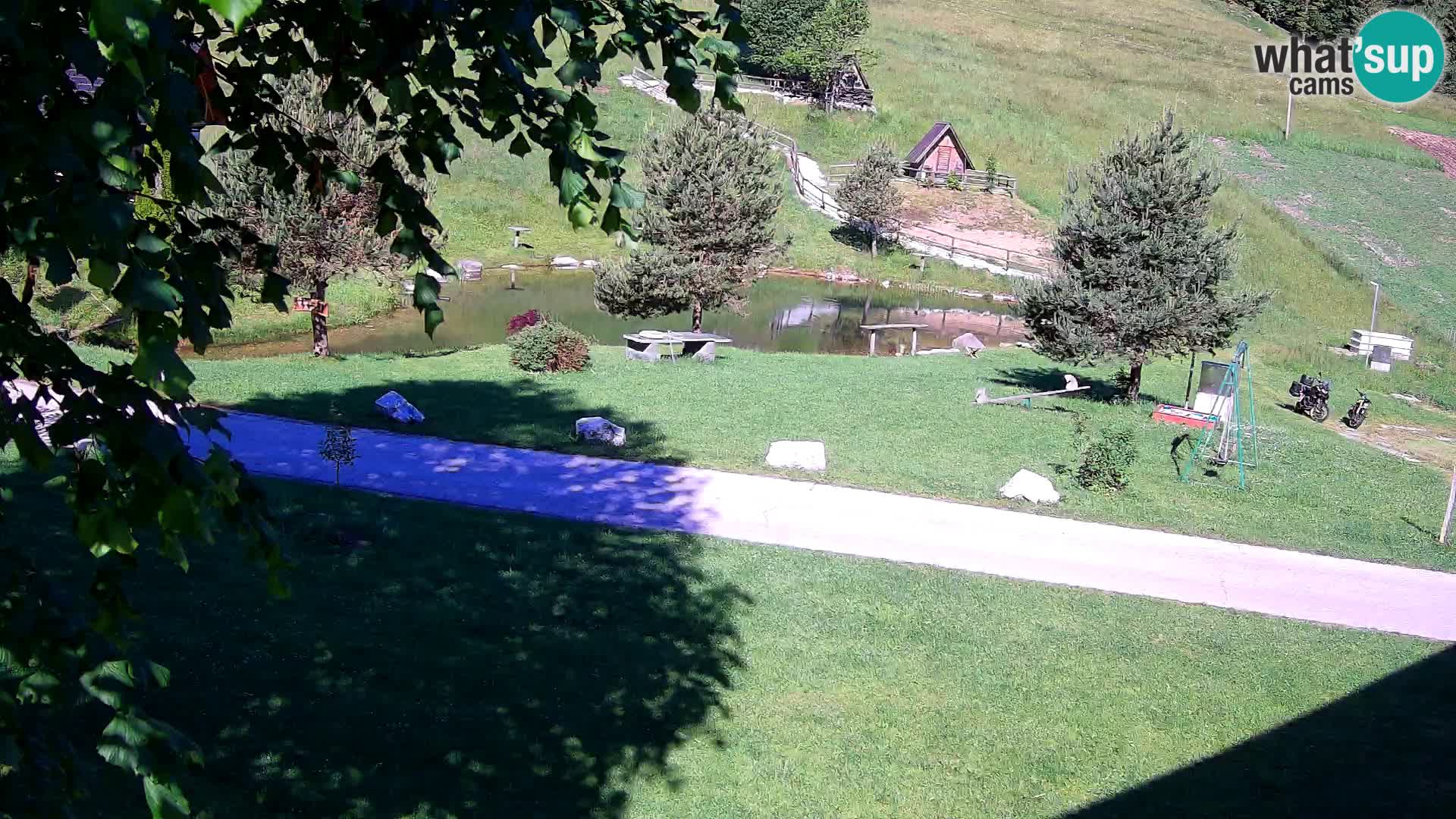 Étang à la ferme Pr’Vrhovc | Caméra en direct