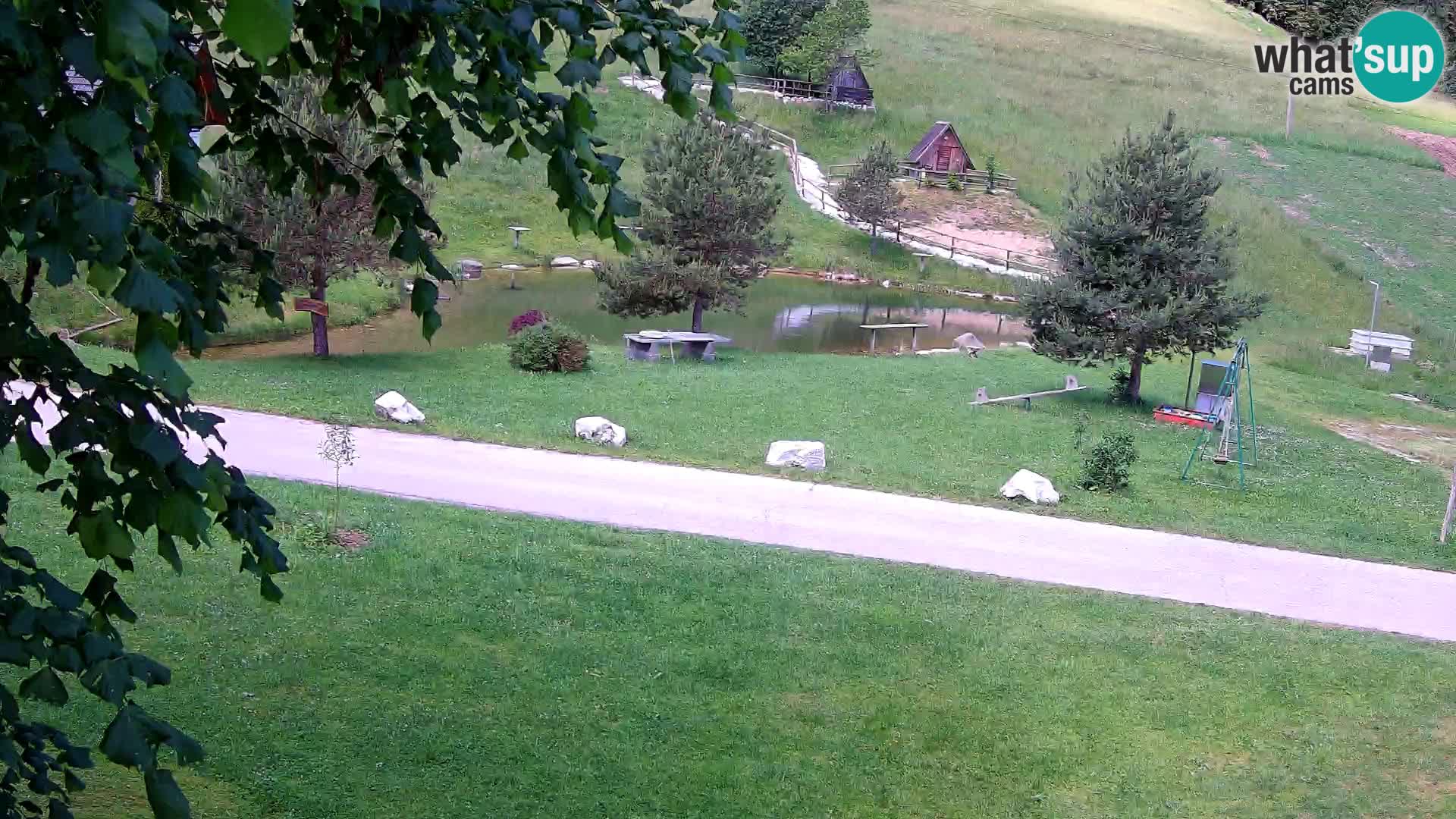 Pond at the Pr’Vrhovc Homestead Webcam