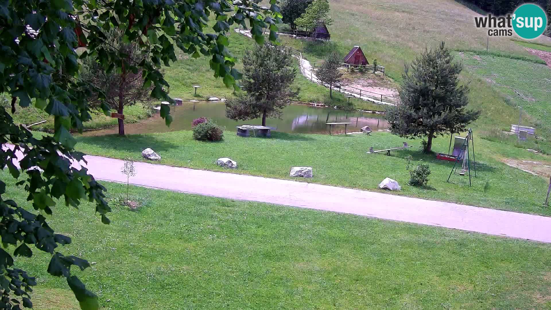Étang à la ferme Pr’Vrhovc | Caméra en direct