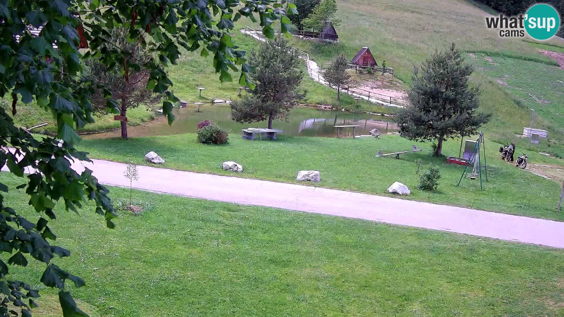 Teich auf dem Bauernhof Pr’Vrhovc | Webkamera