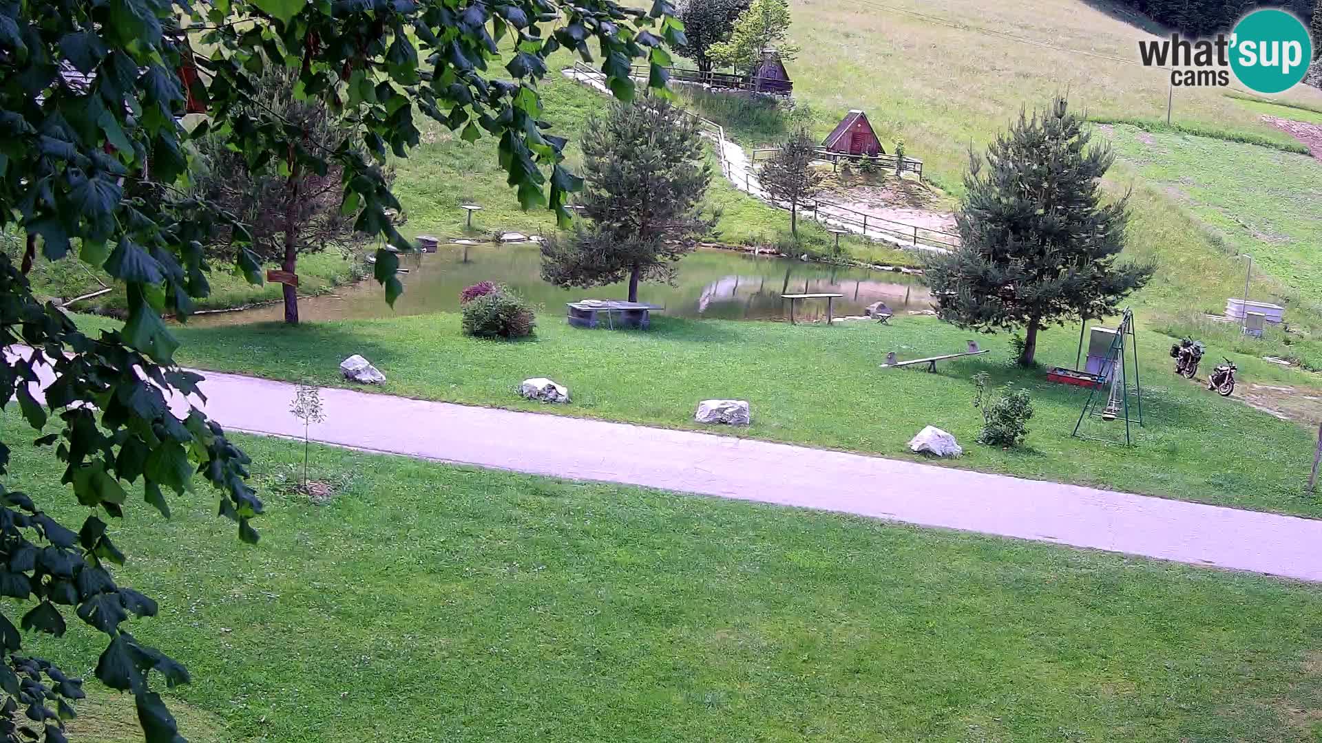 Étang à la ferme Pr’Vrhovc | Caméra en direct