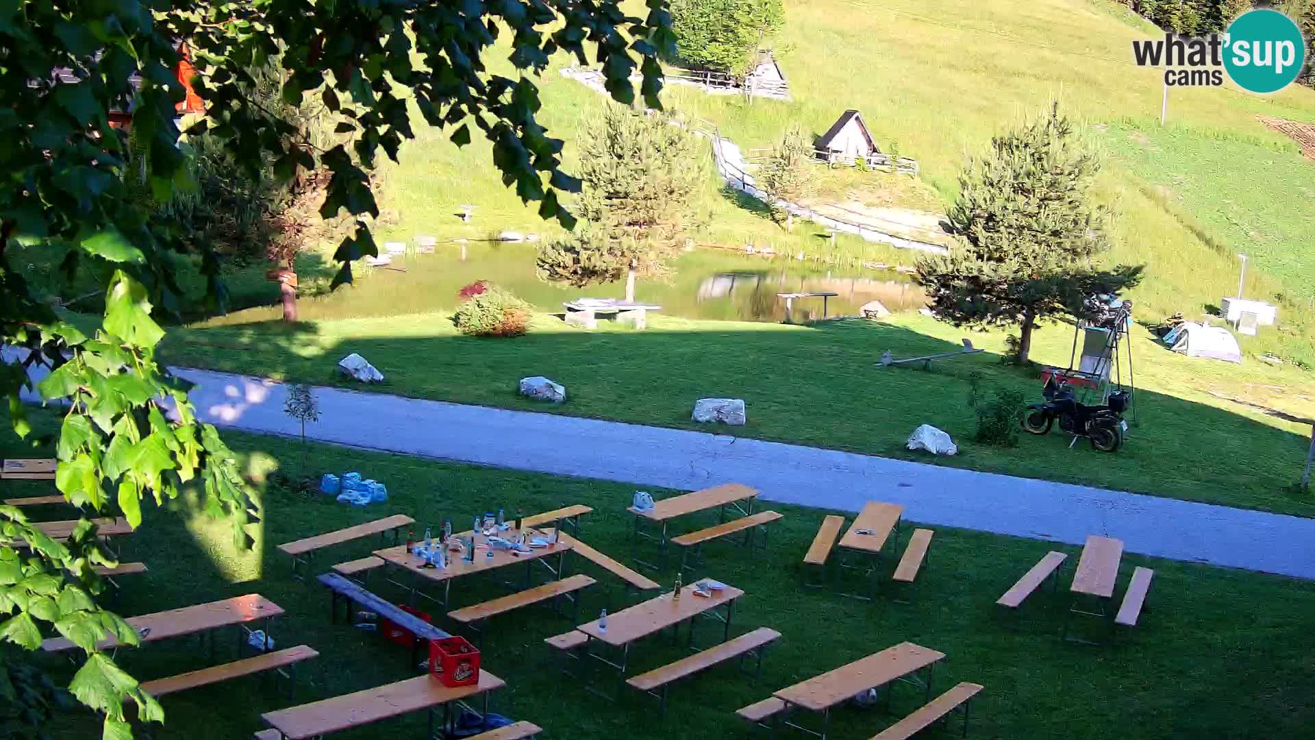 Pond at the Pr’Vrhovc Homestead Webcam
