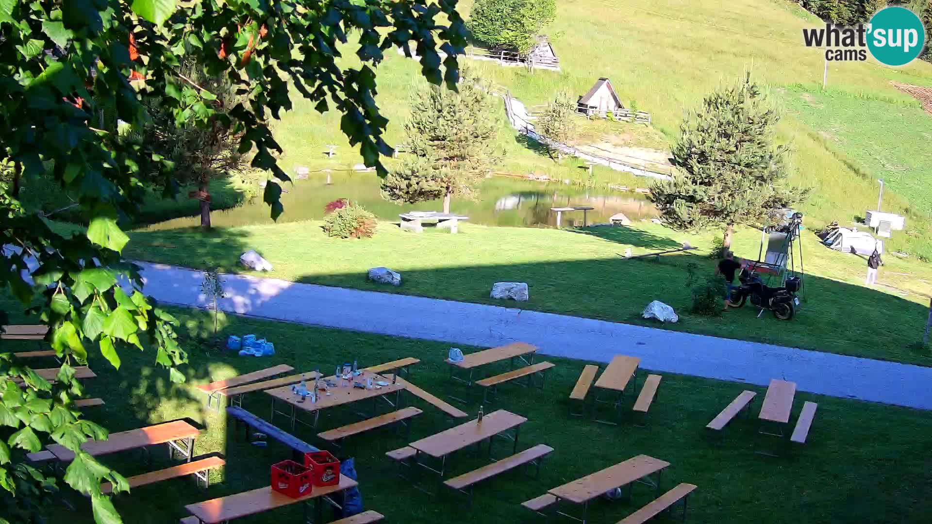Pond at the Pr’Vrhovc Homestead Webcam