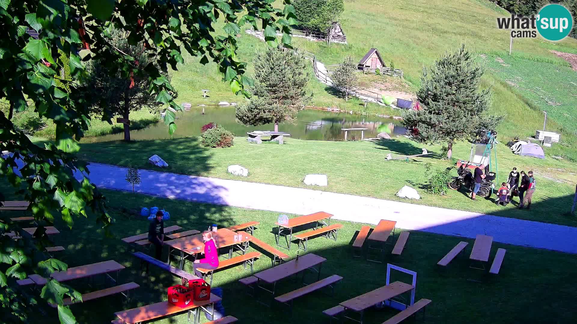 Pond at the Pr’Vrhovc Homestead Webcam