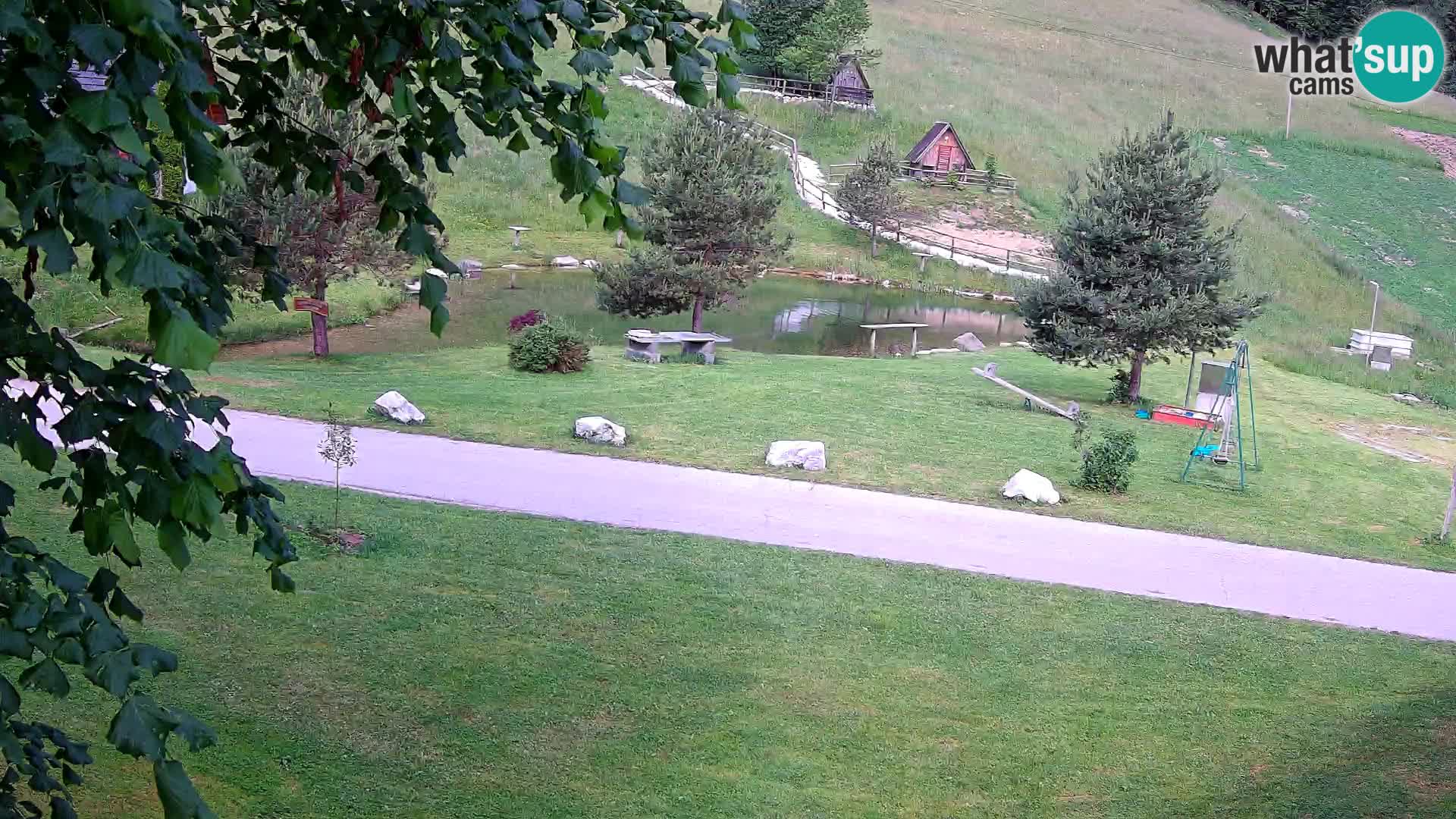 Étang à la ferme Pr’Vrhovc | Caméra en direct