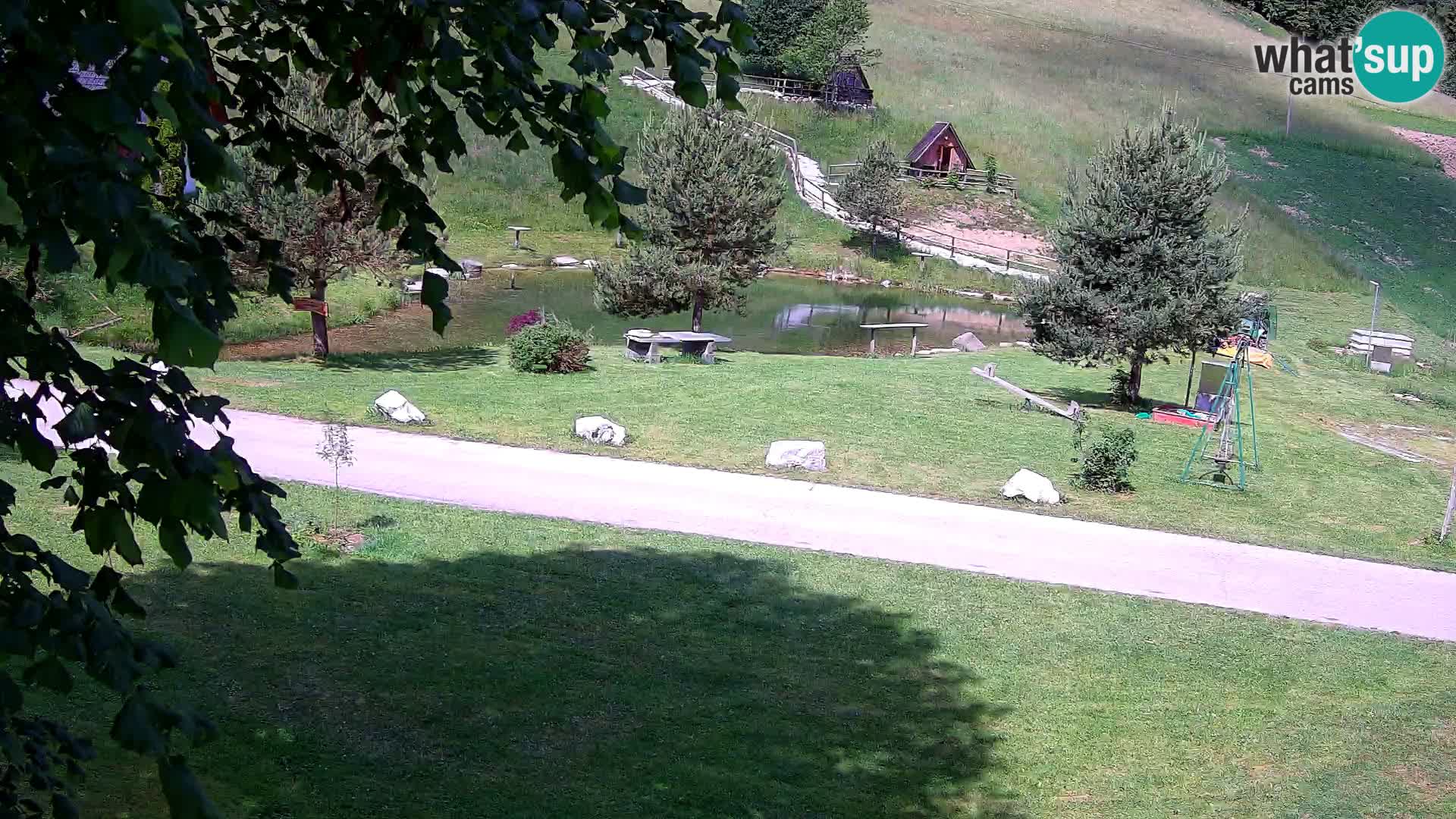 Étang à la ferme Pr’Vrhovc | Caméra en direct