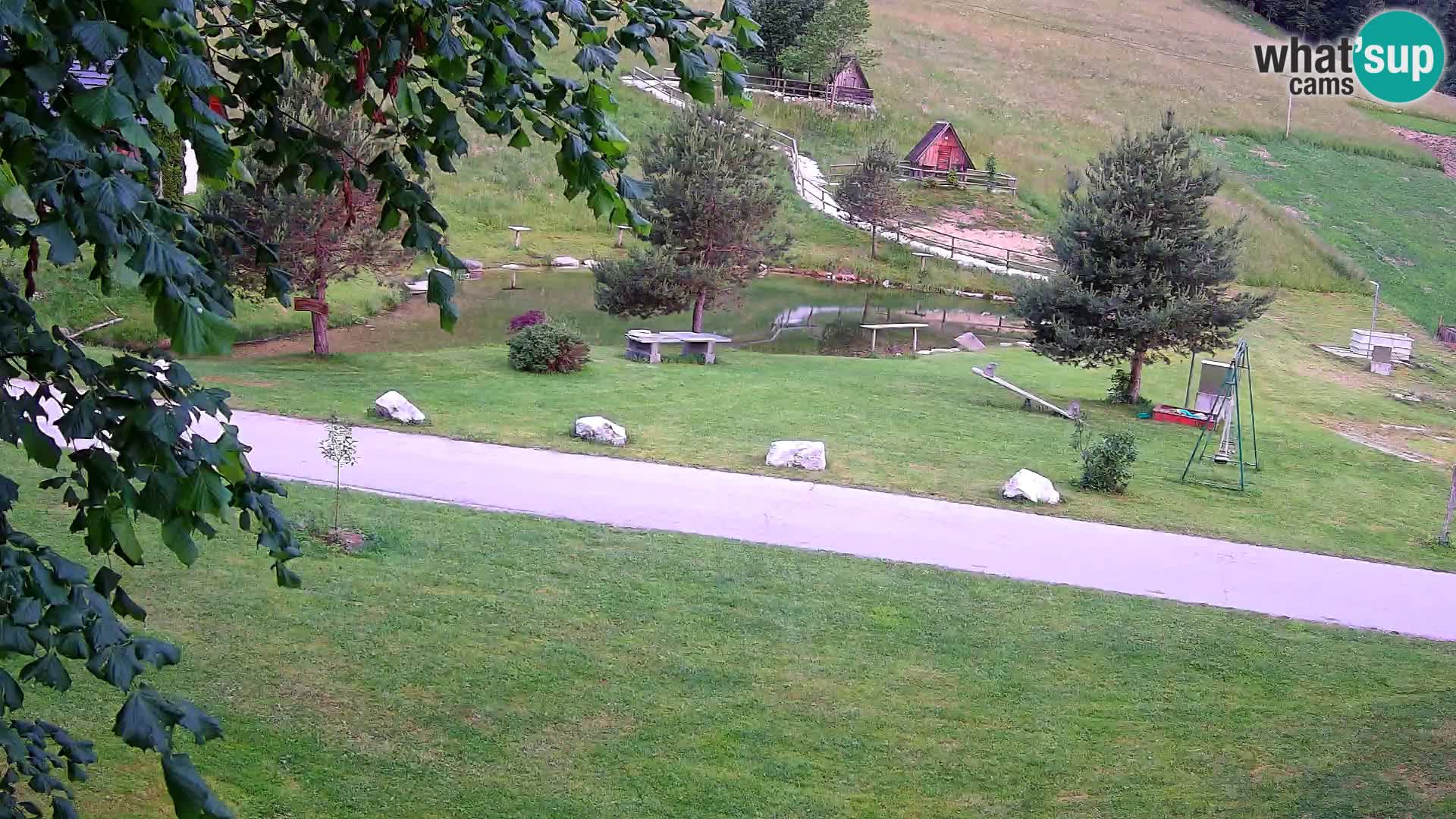 Pond at the Pr’Vrhovc Homestead Webcam