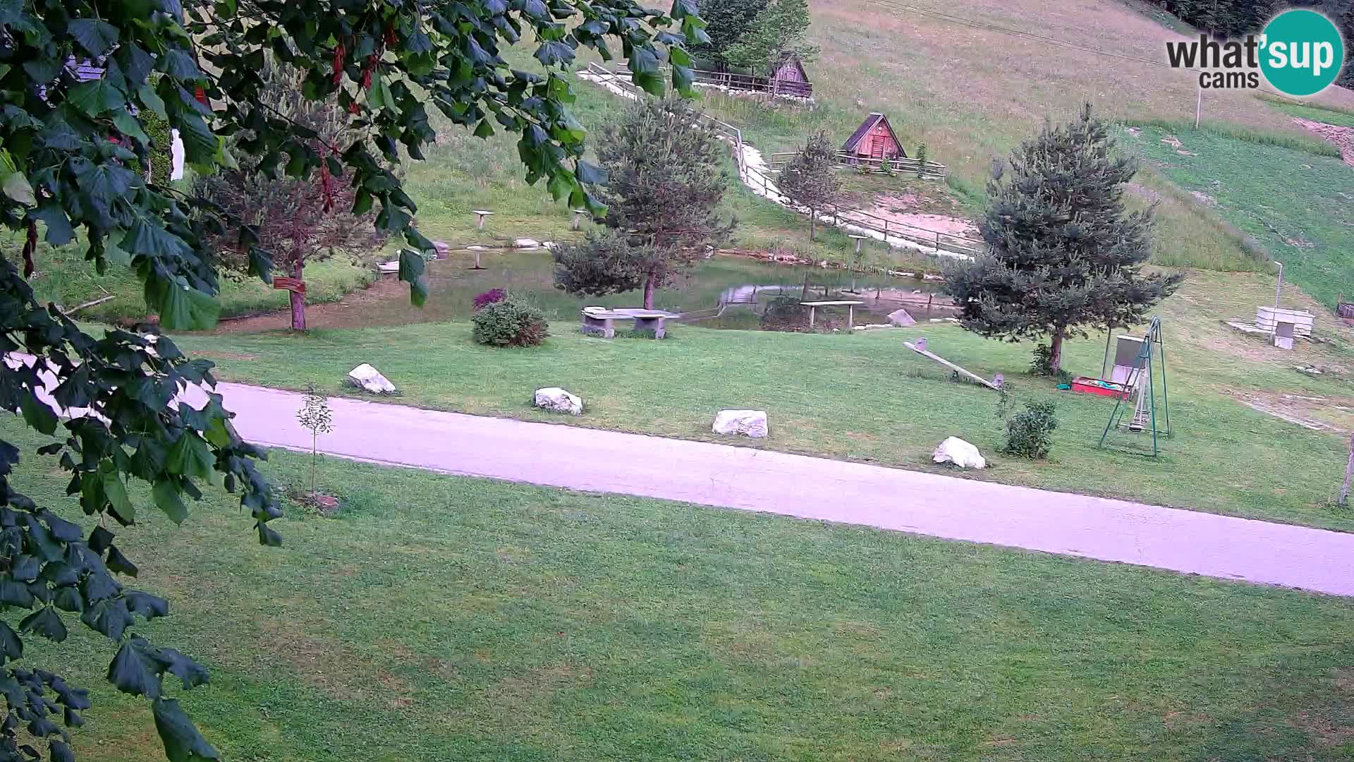 Étang à la ferme Pr’Vrhovc | Caméra en direct