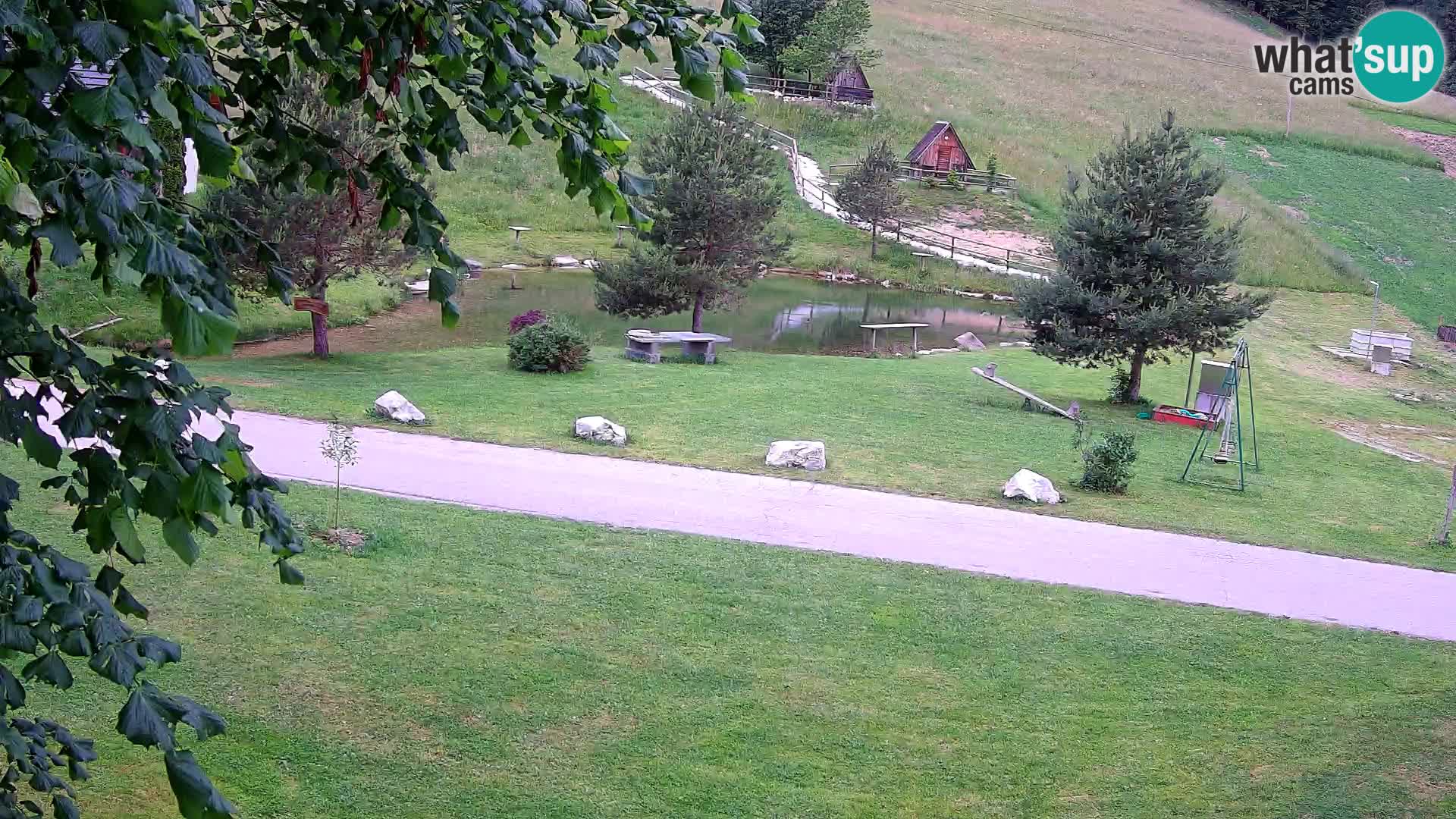 Étang à la ferme Pr’Vrhovc | Caméra en direct