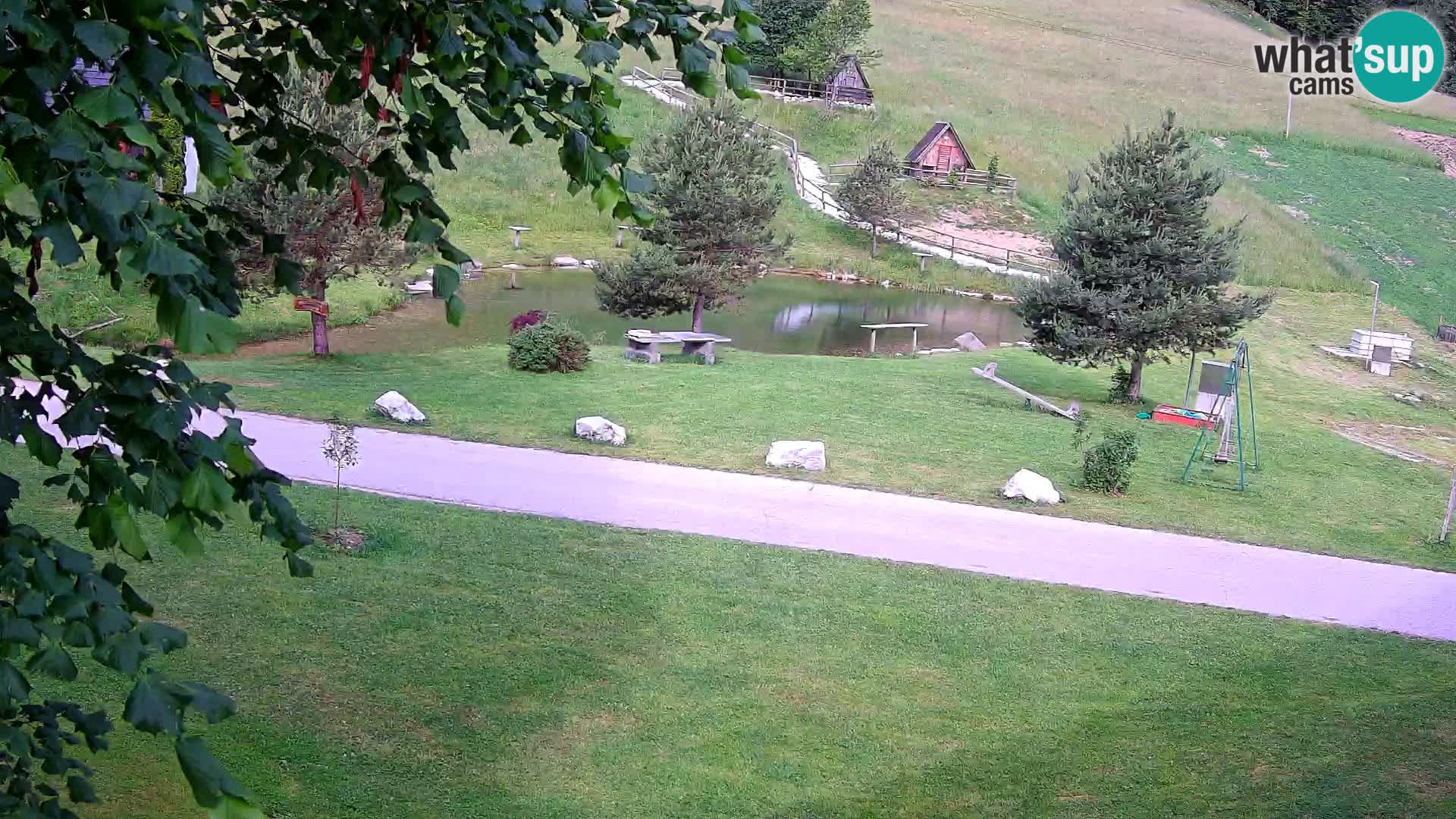 Étang à la ferme Pr’Vrhovc | Caméra en direct