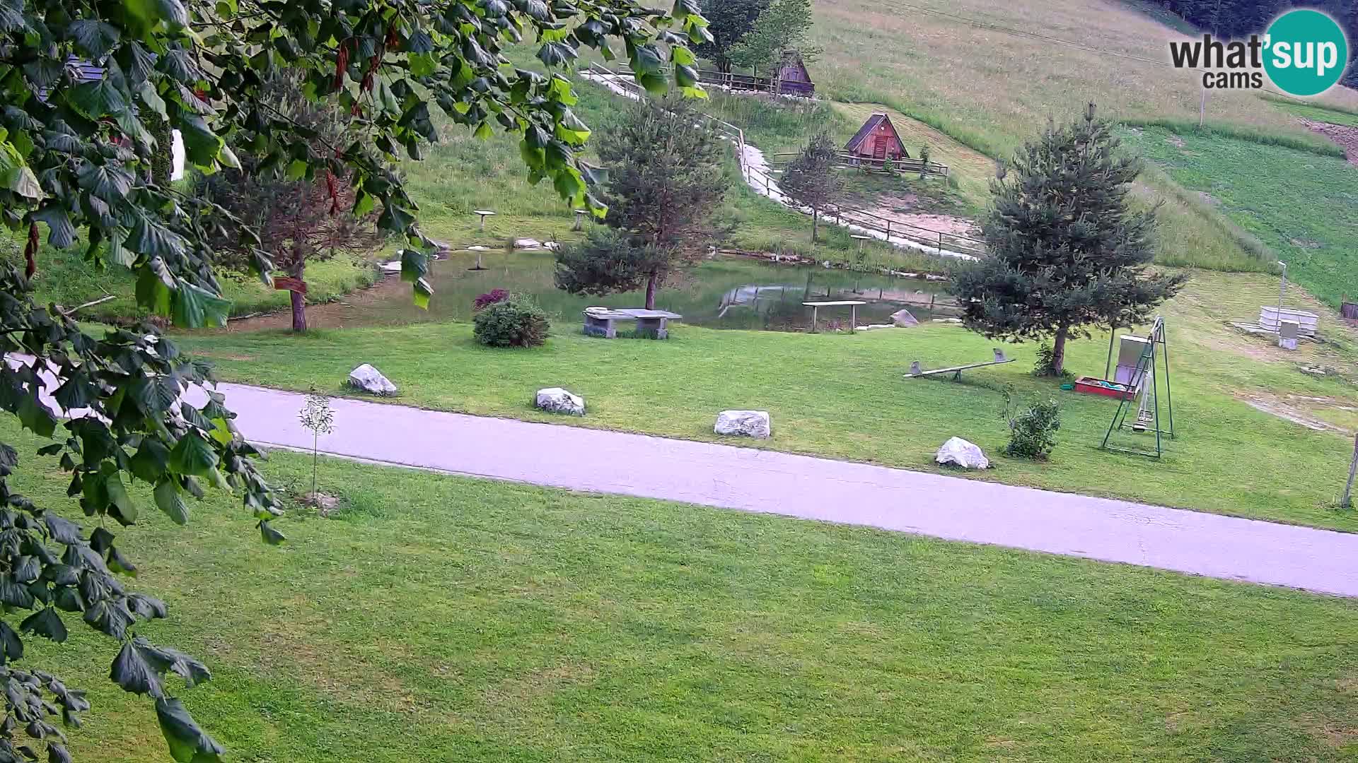 Pond at the Pr’Vrhovc Homestead Webcam