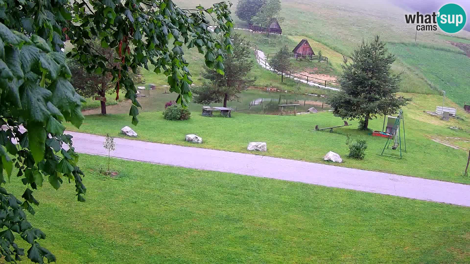 Teich auf dem Bauernhof Pr’Vrhovc | Webkamera