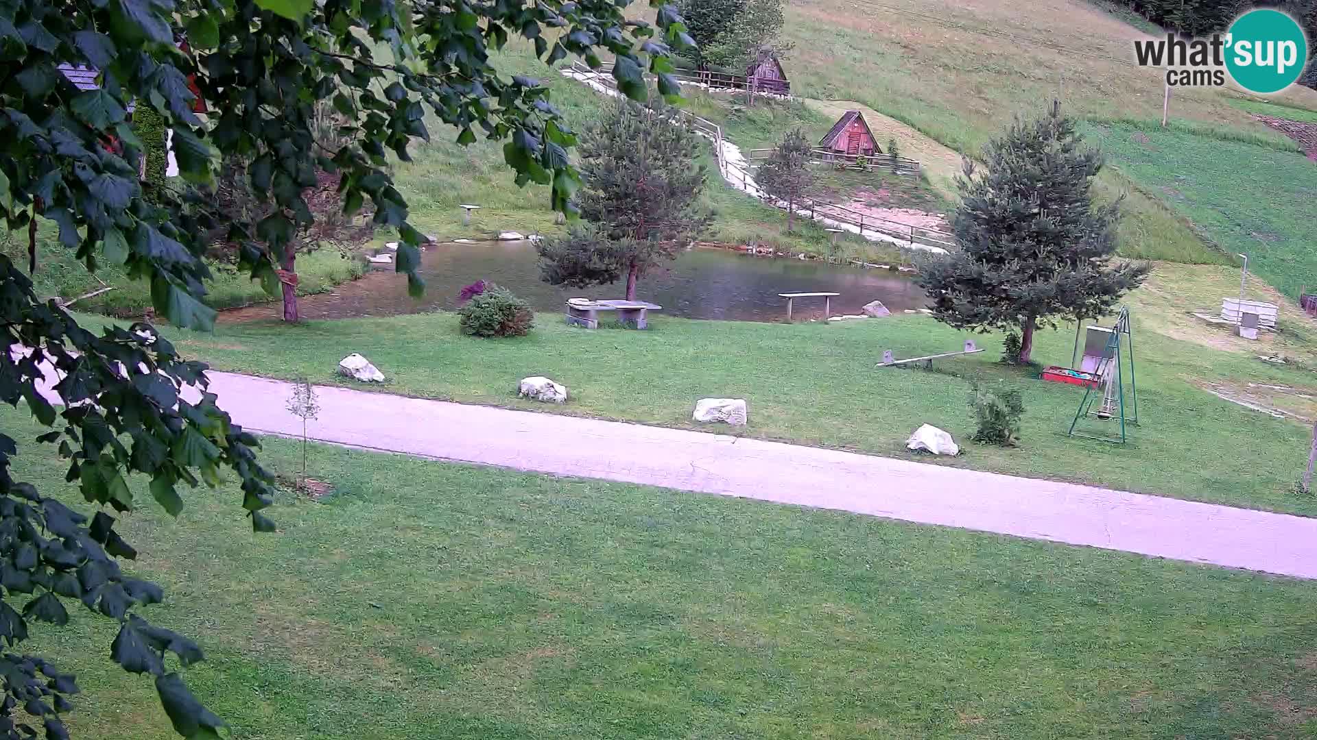 Étang à la ferme Pr’Vrhovc | Caméra en direct