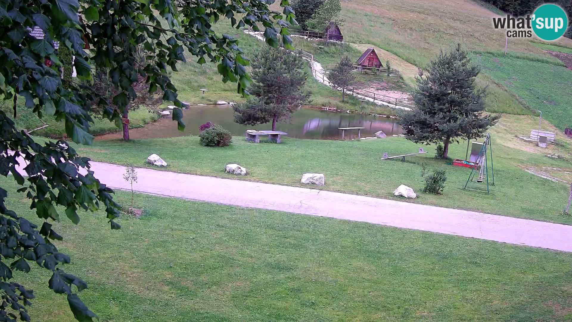 Étang à la ferme Pr’Vrhovc | Caméra en direct