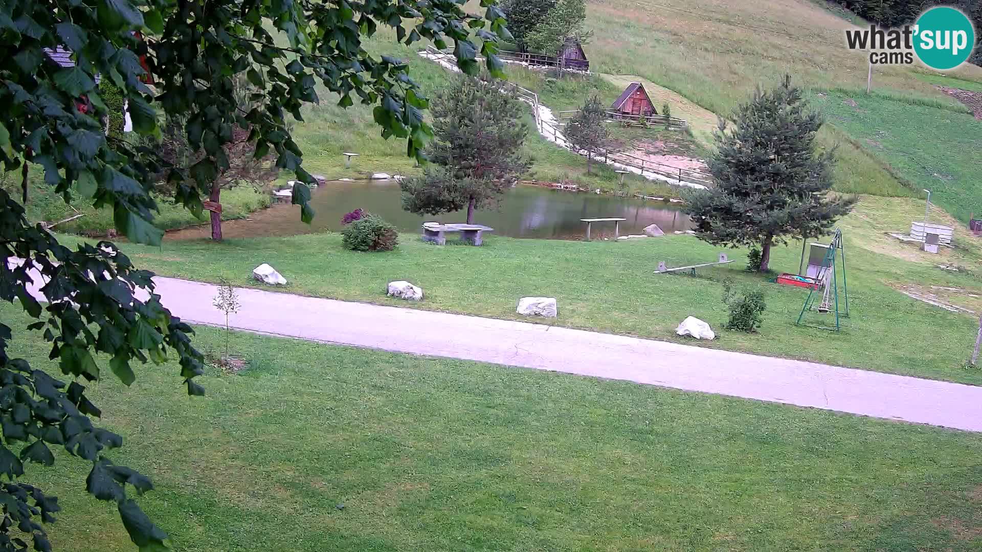 Ribnjak na domaćinstvu Pr’Vrhovc | Web kamera