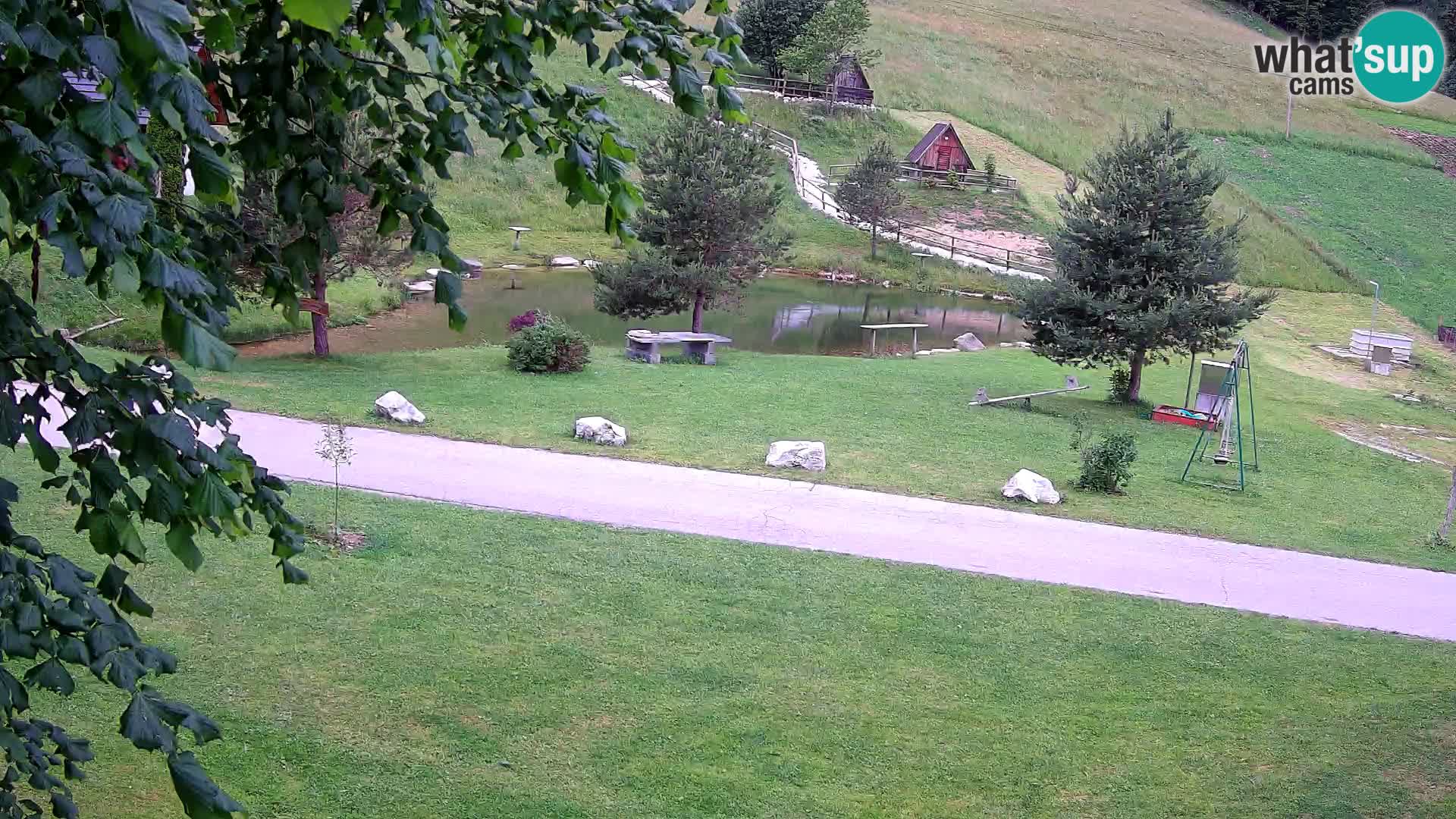 Étang à la ferme Pr’Vrhovc | Caméra en direct