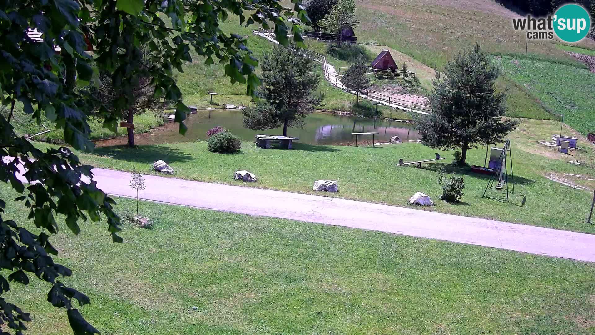 Ribnjak na domaćinstvu Pr’Vrhovc | Web kamera
